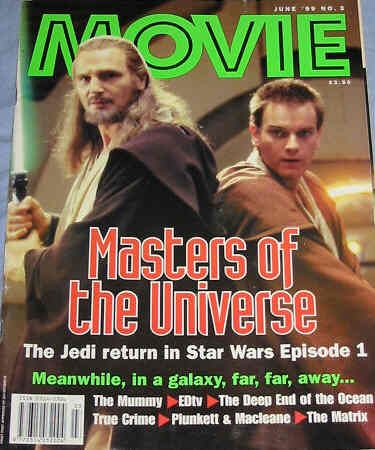 MOVIE (Au) magazine side cover Issue 3 June 1999