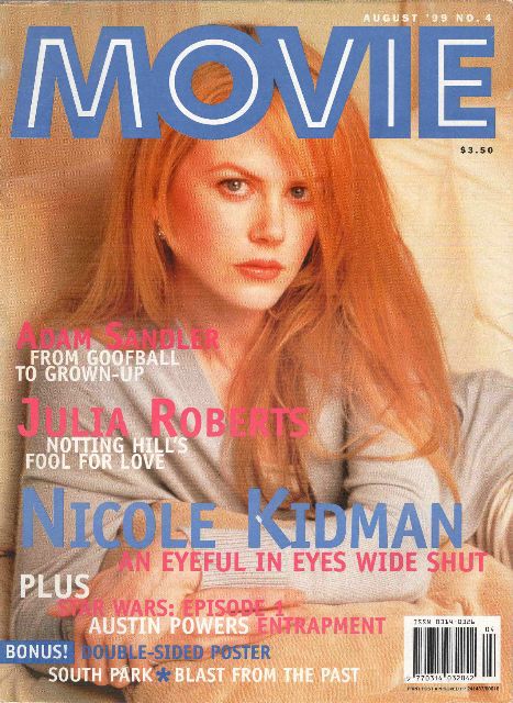 MOVIE (Au) magazine side cover Issue 4 August 1999