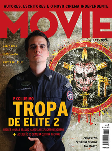 MOVIE (Brazil) magazine side cover Issue 8 June/July/August 2010