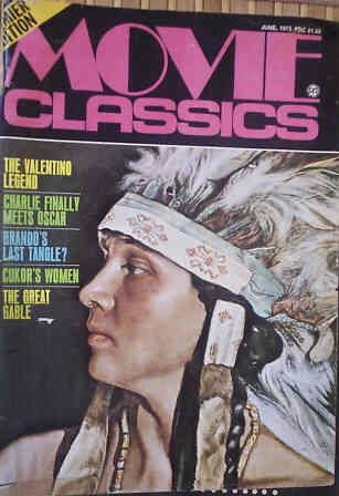 MOVIE CLASSICS magazine side cover Issue 1  Vol 1 # 1 June 1973