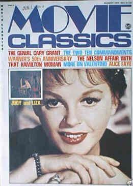 MOVIE CLASSICS magazine side cover Issue 2  Vol 1 # 2 August 1973