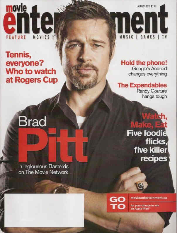 MOVIE ENTERTAINMENT magazine side cover August 2010