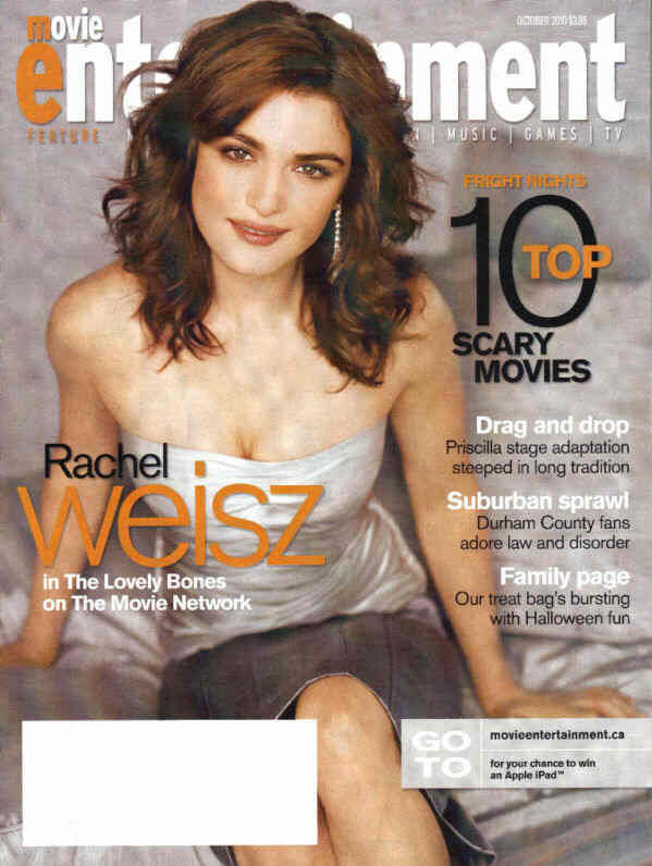 MOVIE ENTERTAINMENT magazine side cover October 2010