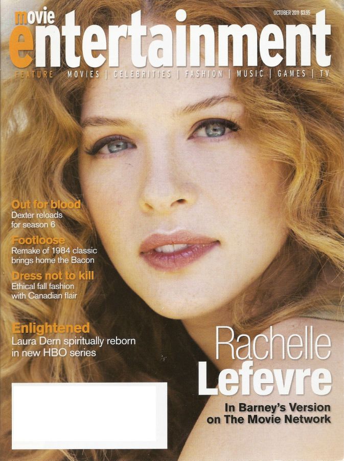 MOVIE ENTERTAINMENT magazine side cover October 2011