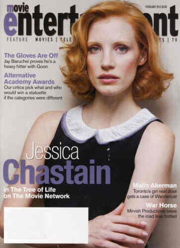 MOVIE ENTERTAINMENT magazine side cover February 2012