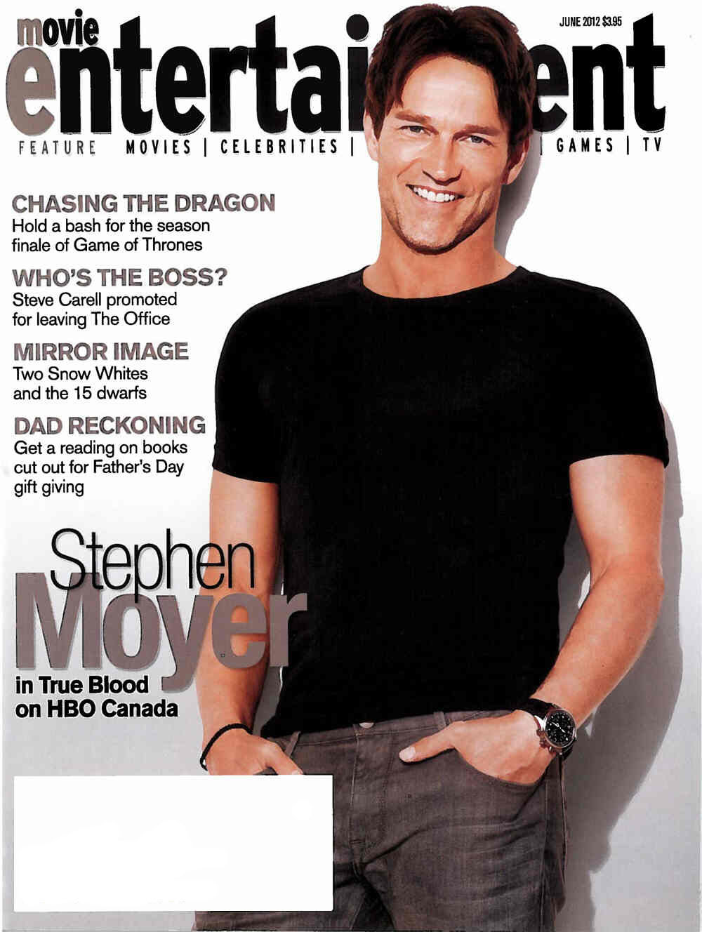MOVIE ENTERTAINMENT magazine side cover June 2012