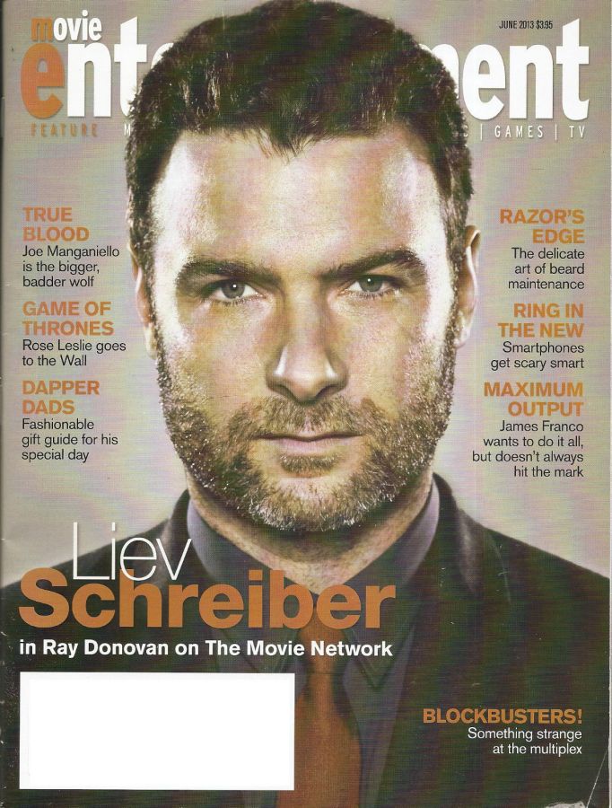 MOVIE ENTERTAINMENT magazine side cover June 2013