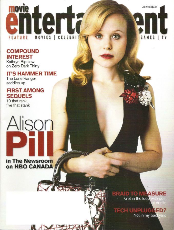 MOVIE ENTERTAINMENT magazine side cover July 2013