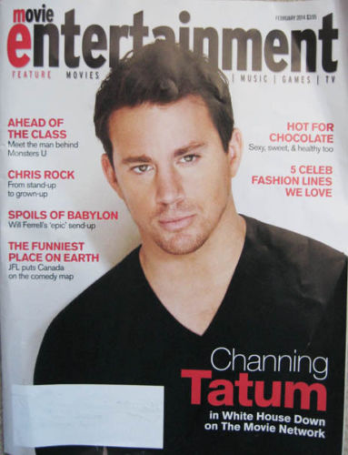 MOVIE ENTERTAINMENT magazine side cover February 2014
