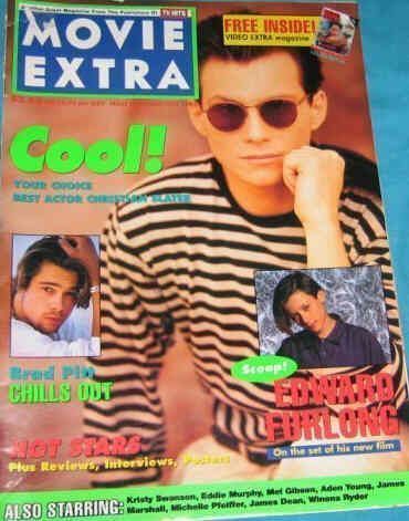 MOVIE EXTRA magazine side cover September 1992
