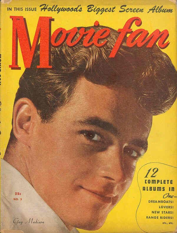 MOVIE FAN magazine side cover Issue 3  Vol 1 # 3 Autumn 1946