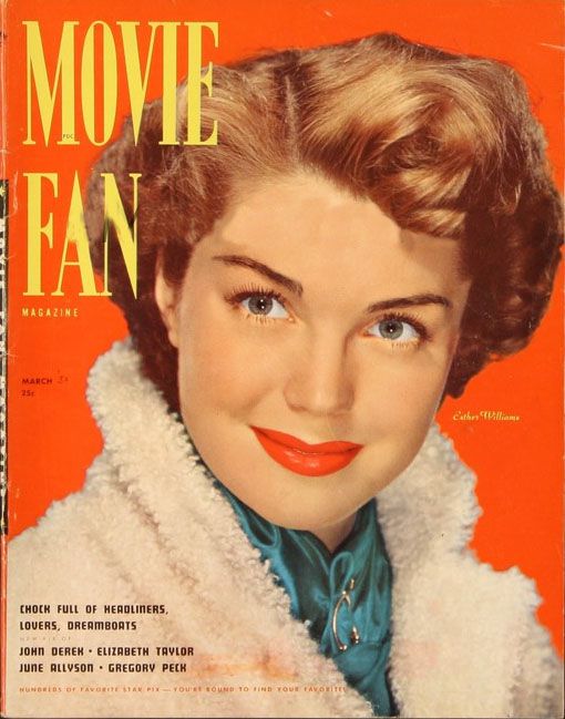 MOVIE FAN magazine side cover March/April 1950