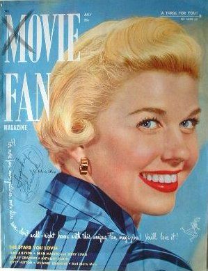 MOVIE FAN magazine side cover  Vol 5 # 6 July/August 1951
