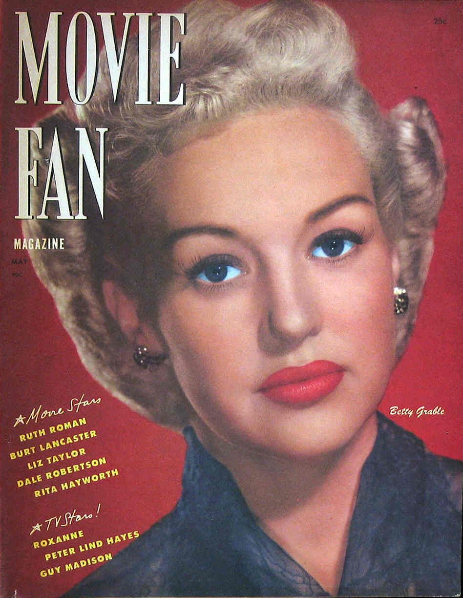 MOVIE FAN magazine side cover  Vol 6 # 5 May/June 1952