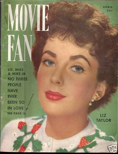 MOVIE FAN magazine side cover  Vol 8 # 1 April 1953