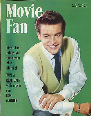 MOVIE FAN magazine side cover  Vol 9 # 3 May/June 1954