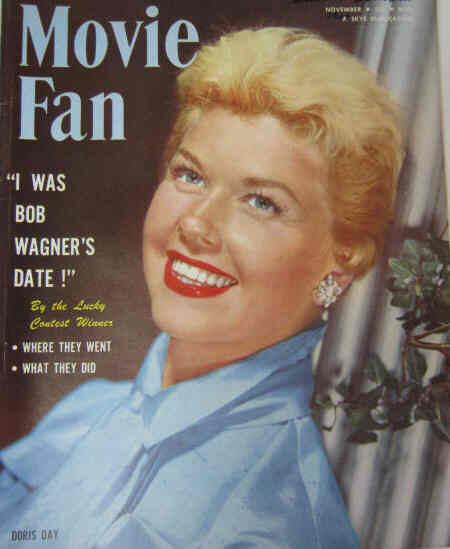 MOVIE FAN magazine side cover  Vol 9 # 6 November/December 1954