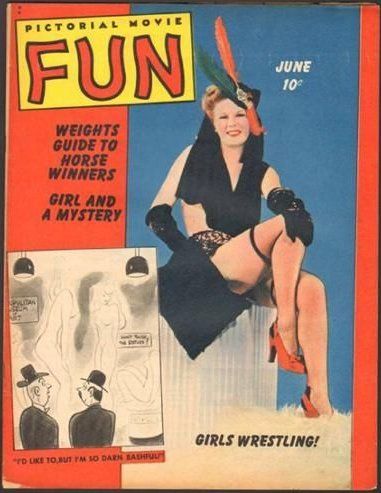 PICTORIAL MOVIE FUN magazine side cover  Vol 2 # 4 June 1942