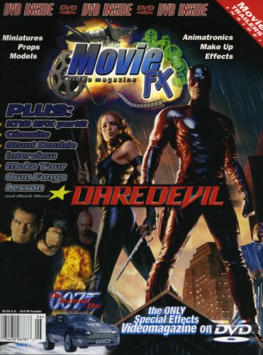 MOVIE FX magazine side cover Issue 6  2001