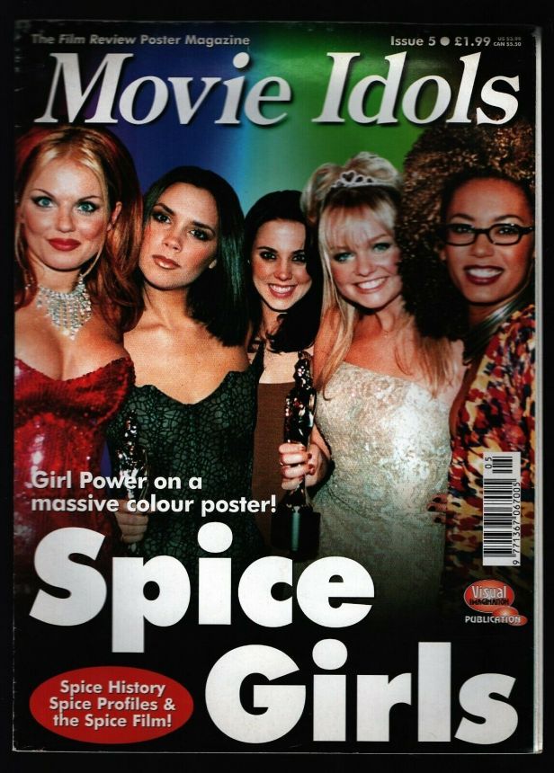 MOVIE IDOLS magazine side cover Issue 5  1997