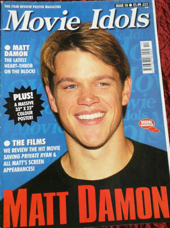 MOVIE IDOLS magazine side cover Issue 10  1998