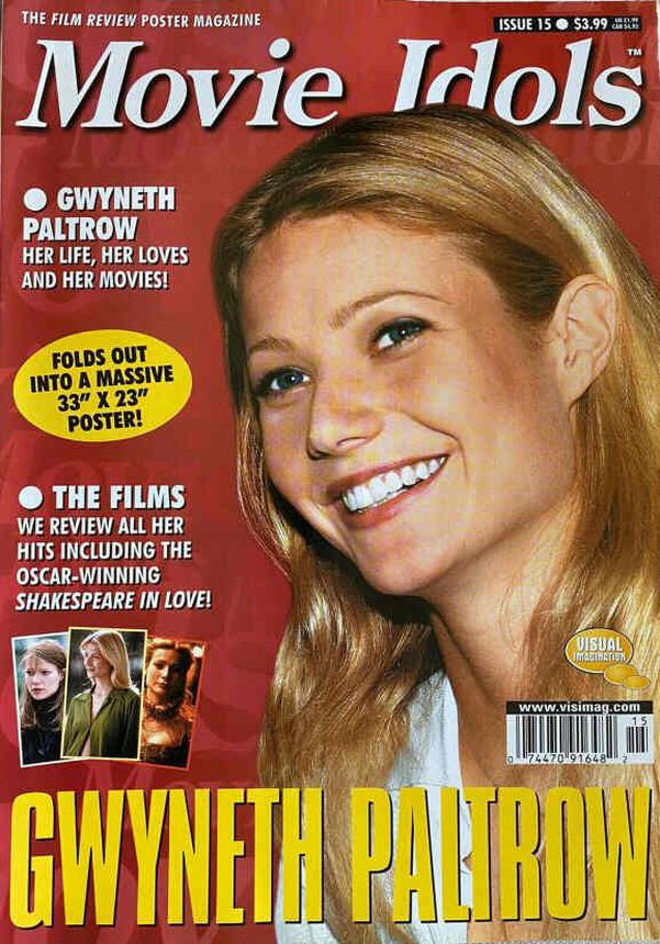 MOVIE IDOLS magazine side cover Issue 15  1999