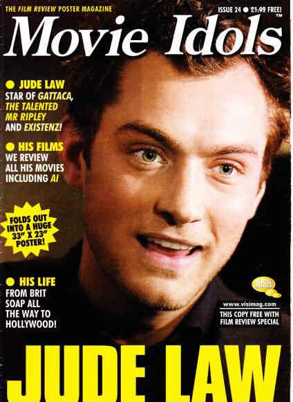 MOVIE IDOLS magazine side cover Issue 24  2001