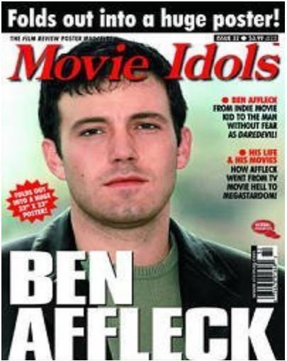 MOVIE IDOLS magazine side cover Issue 32  2003