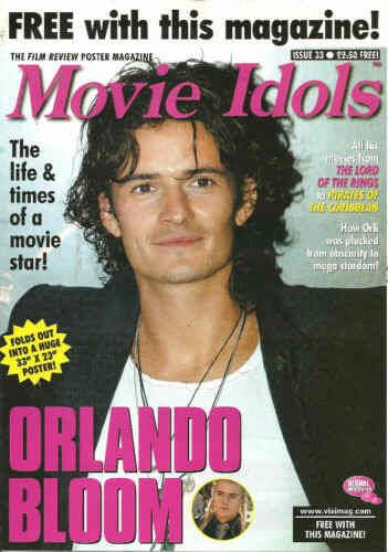 MOVIE IDOLS magazine side cover Issue 33  2003