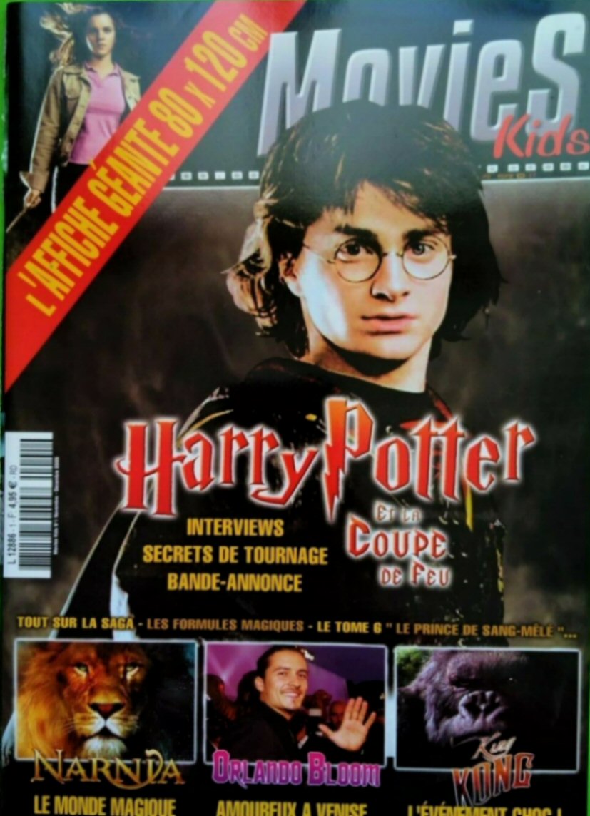 MOVIES KIDS magazine side cover Issue 1 November/December 2005
