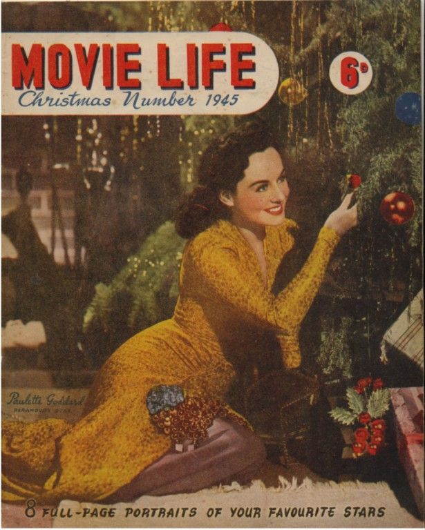 MOVIE LIFE (Au) magazine side cover Christmas 1945