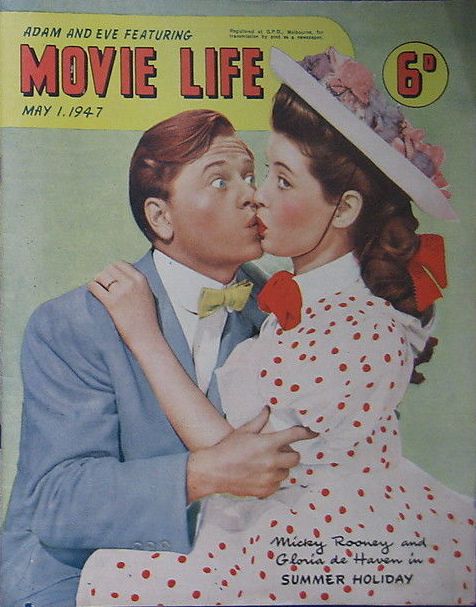 MOVIE LIFE (Au) magazine side cover 1 May 1947