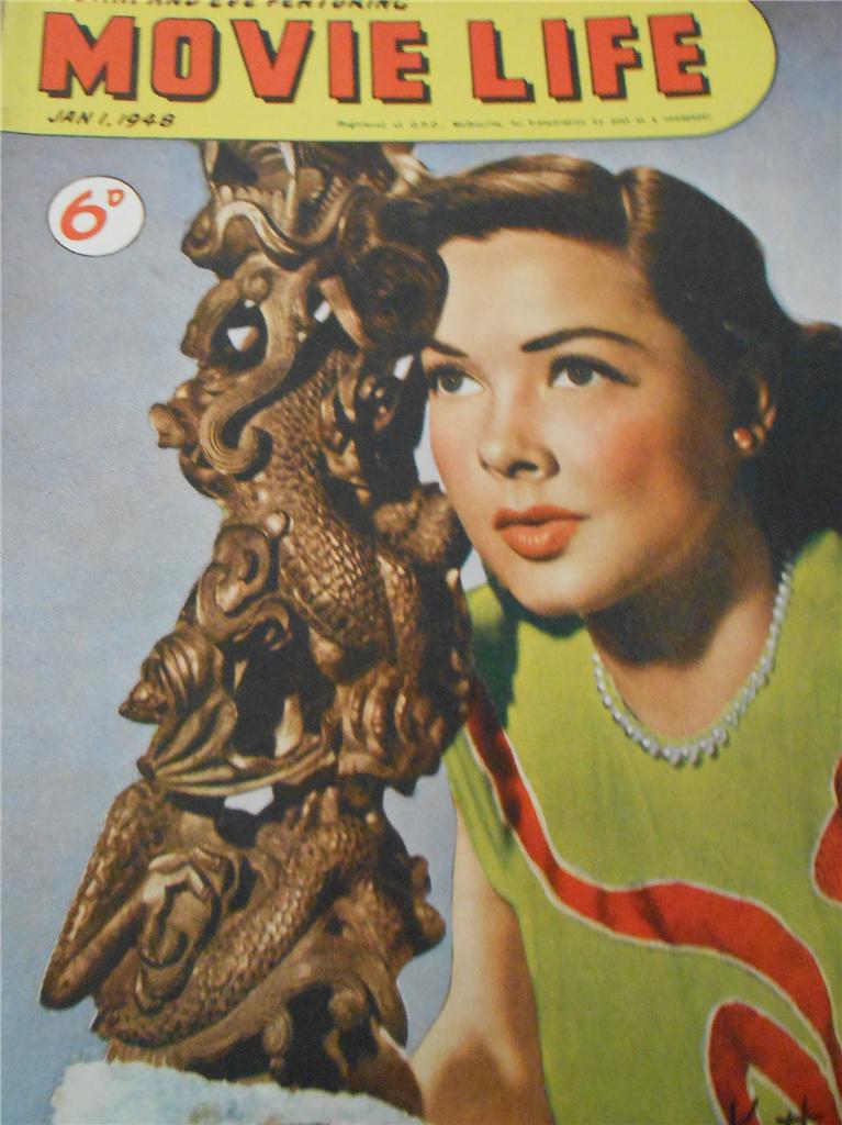 MOVIE LIFE (Au) magazine side cover 1 January 1948