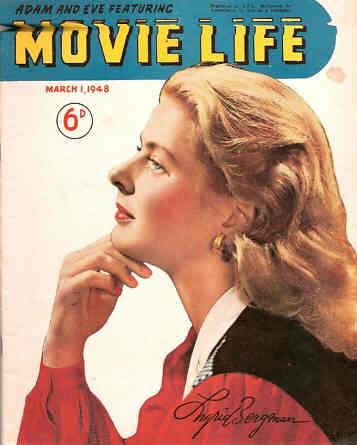 MOVIE LIFE (Au) magazine side cover 1 March 1948