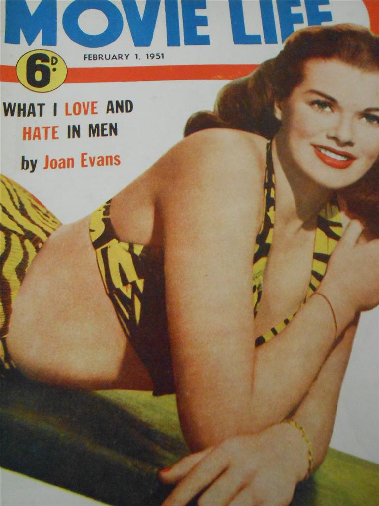 MOVIE LIFE (Au) magazine side cover 1 February 1951