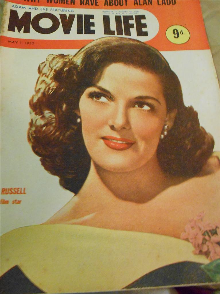MOVIE LIFE (Au) magazine side cover 1 May 1952