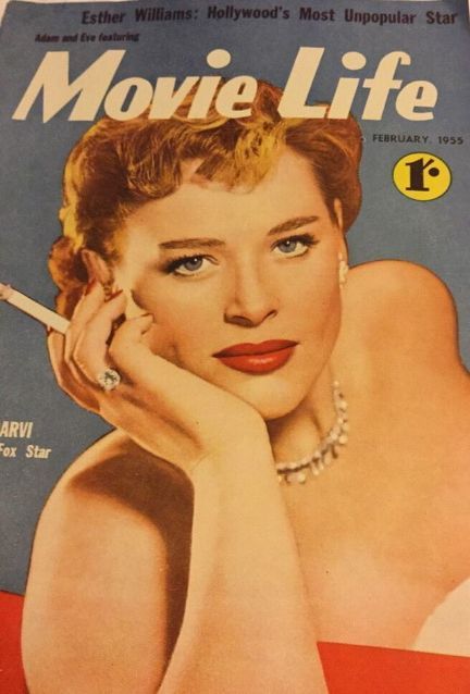 MOVIE LIFE (Au) magazine side cover February 1955
