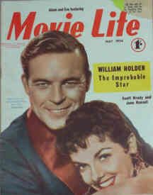 MOVIE LIFE (Au) magazine side cover May 1956