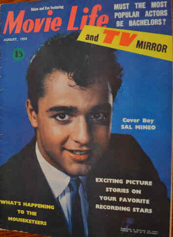 MOVIE LIFE (Au) magazine side cover August 1959