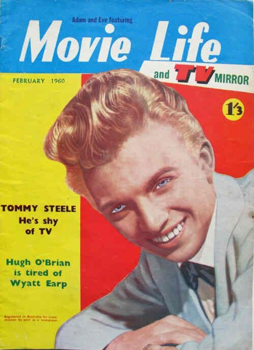 MOVIE LIFE (Au) magazine side cover February 1960