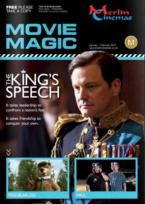 MOVIE MAGIC magazine side cover January/February 2011