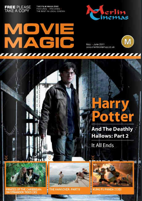 MOVIE MAGIC magazine side cover May/June 2011