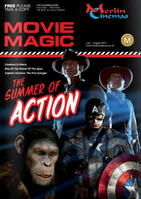 MOVIE MAGIC magazine side cover July/August 2011