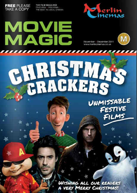 MOVIE MAGIC magazine side cover November/December 2011