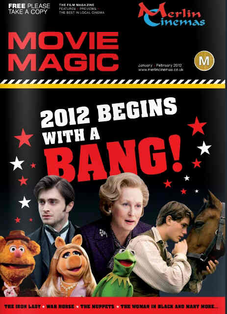 MOVIE MAGIC magazine side cover January/February 2012