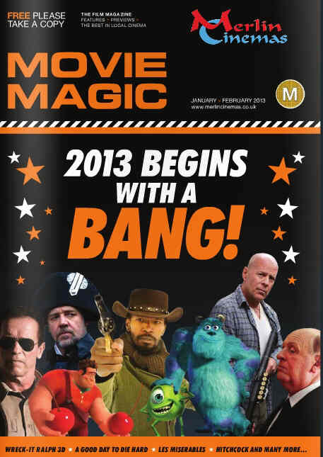 MOVIE MAGIC magazine side cover January/February 2013
