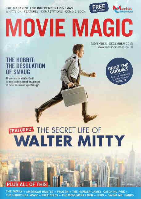 MOVIE MAGIC magazine side cover November/December 2013