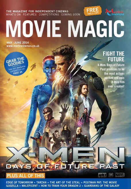 MOVIE MAGIC magazine side cover Issue 58 May/June 2014