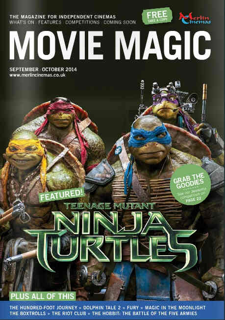 MOVIE MAGIC magazine side cover Issue 60 September/October 2014