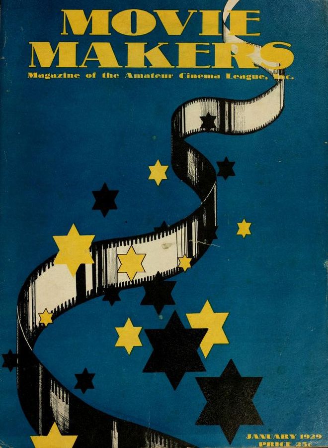 MOVIE MAKERS magazine side cover Issue 25  Vol 4 # 1 January 1929